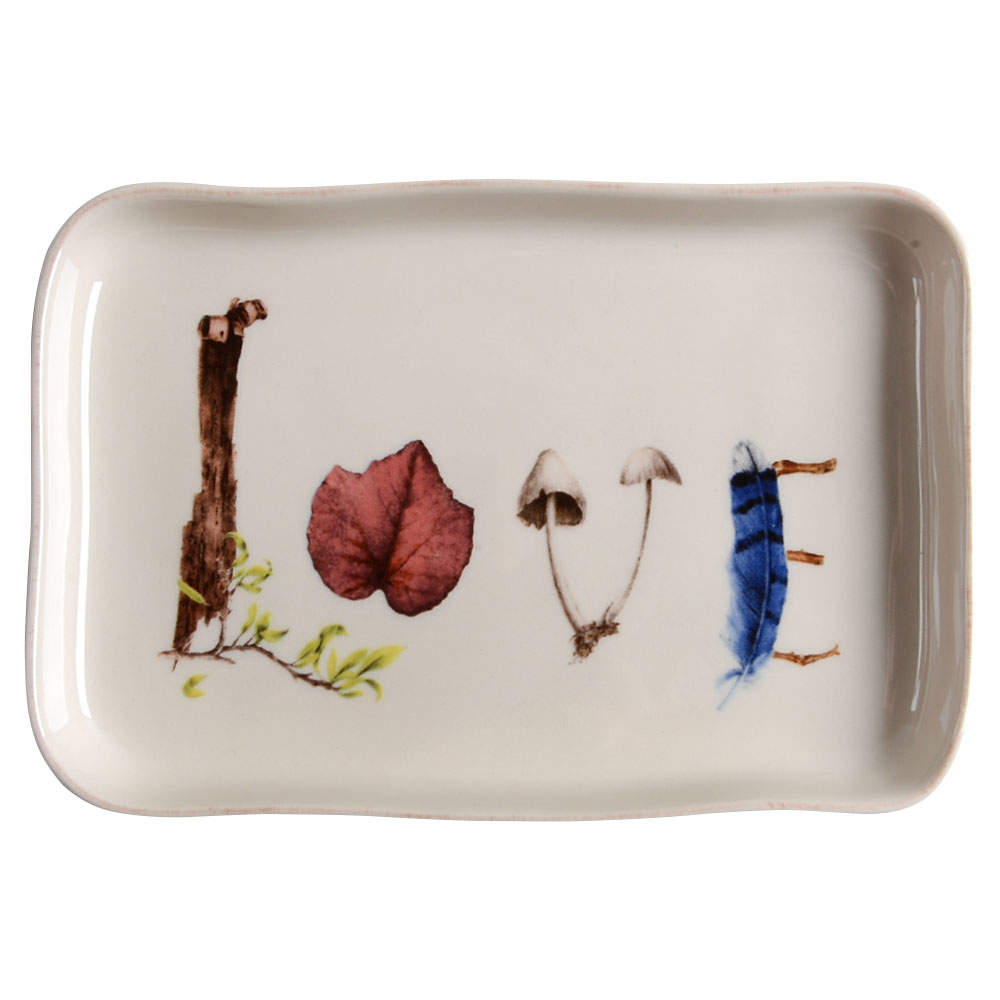 Forest Walk Rectangular Tray by Juliska Ceramics-1