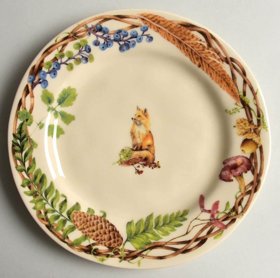 Forest Walk Salad/Dessert Plate by Juliska Ceramics-1