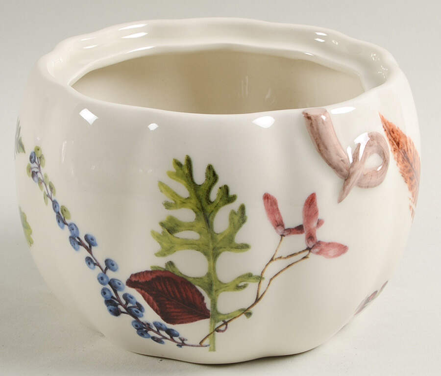 Forest Walk Small Figural Pumpkin Bowl No Lid by Juliska Ceramics-1