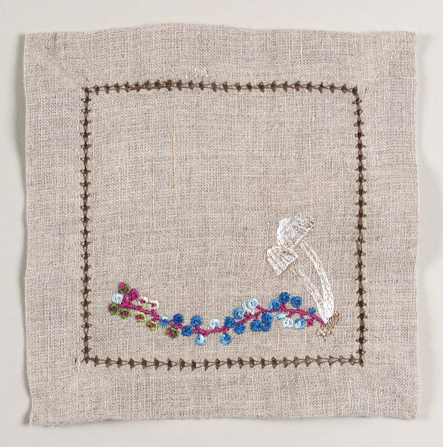 Forest Walk Embroidered Cloth Napkin by Juliska Ceramics-1