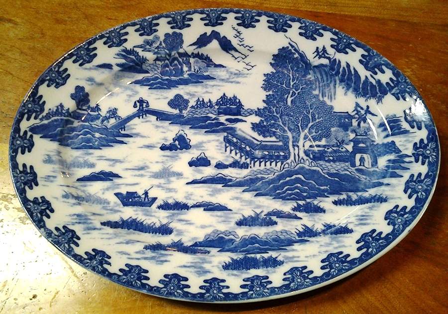 JAP1343 14" Oval Serving Platter by Japan-1
