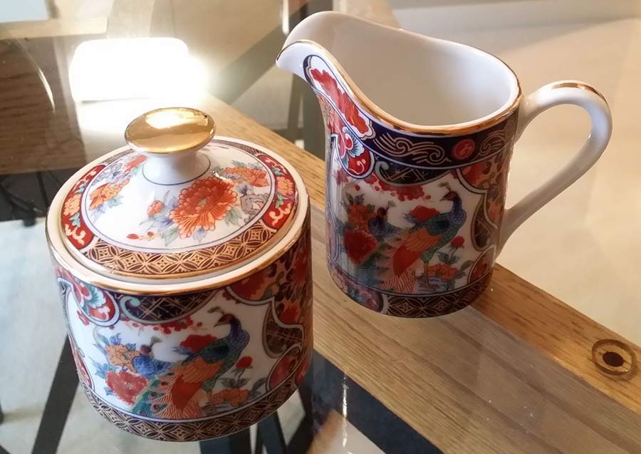 JAP1344 Sugar Bowl & Lid by Japan-1
