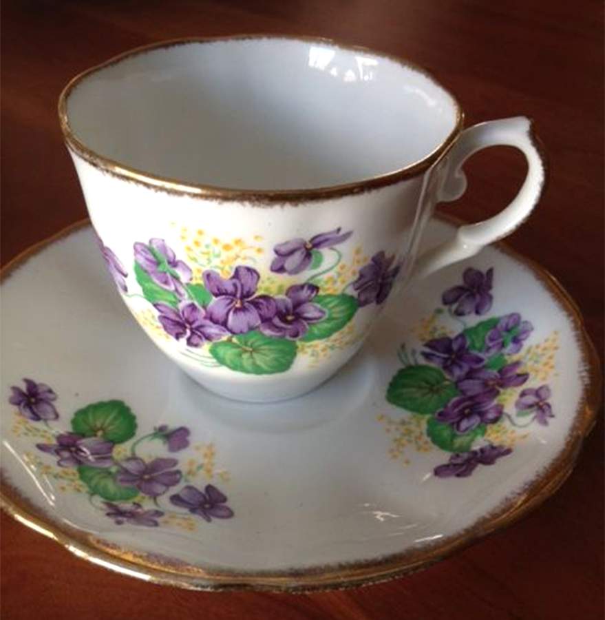 J689 Flat Cup & Saucer Set by Jason (England)-1