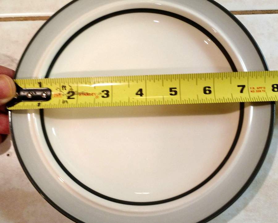 Grey Salad Plate by Japan-1
