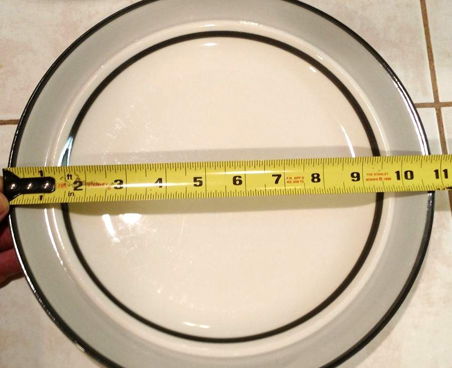 Grey Dinner Plate by Japan-1