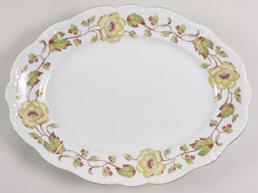 JOH450 14" Oval Serving Platter by Johann Haviland-1