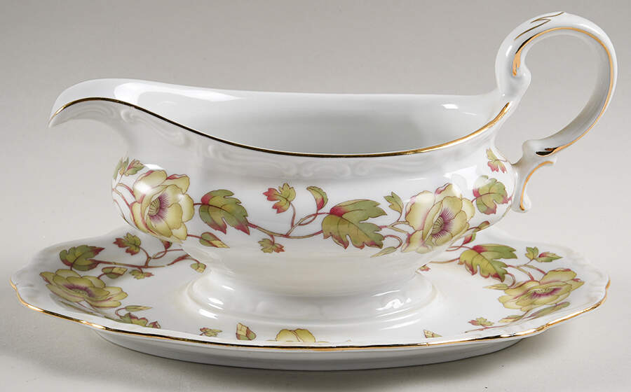 JOH450 Gravy Boat with Attached Underplate by Johann Haviland-1