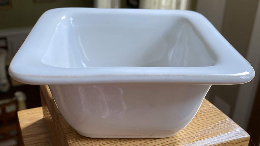 Puro Whitewash 5" Square Baker by Juliska Ceramics-1