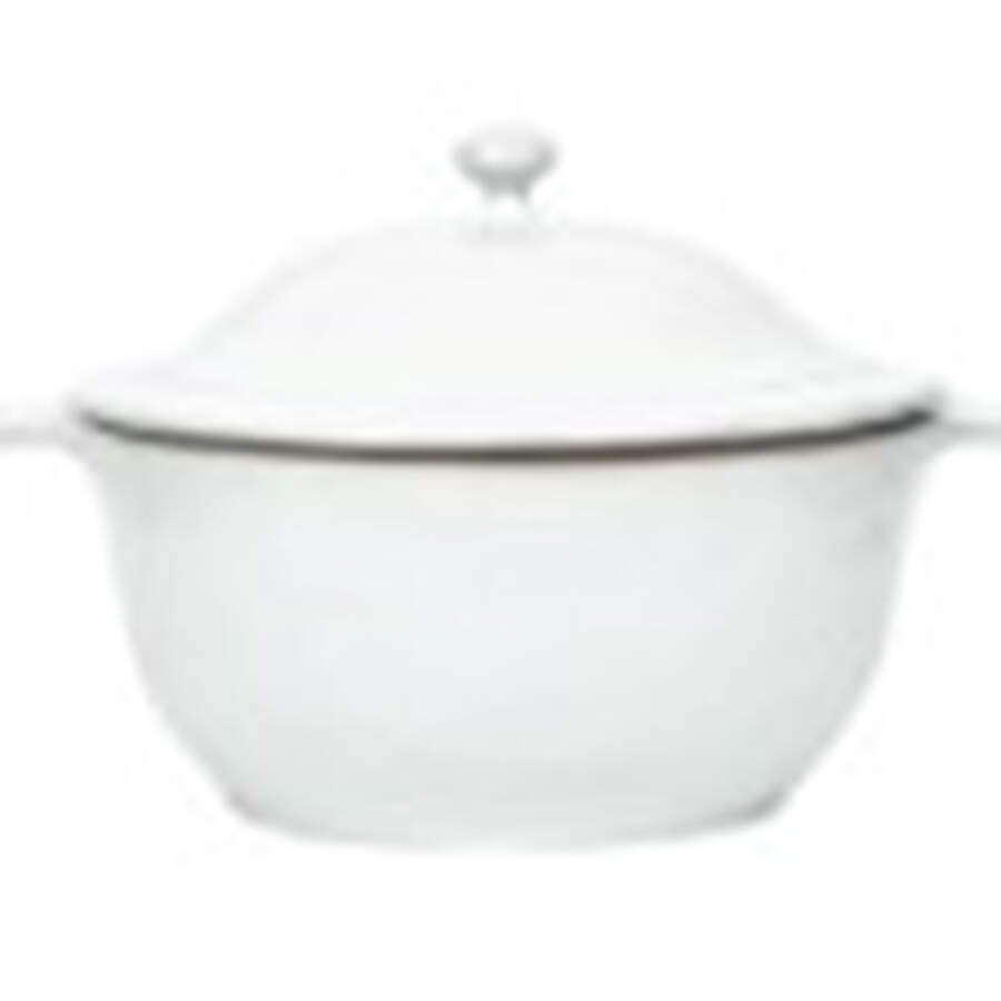 Puro Whitewash 14 Oz Mini Round Cocotte & Lid by Juliska Ceramics-1