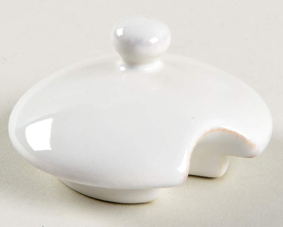 Puro Whitewash Lid for Sugar Bowl by Juliska Ceramics-1