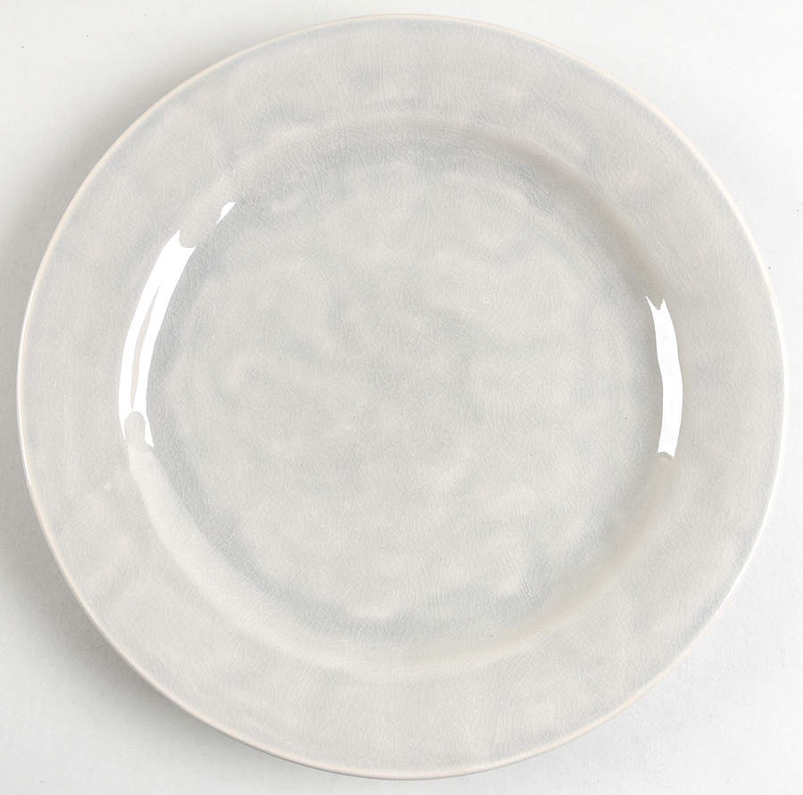 Puro Mist Grey Crackle Dinner Plate by Juliska Ceramics-1