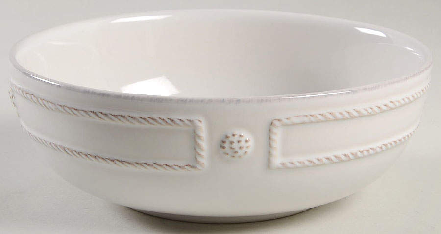 Berry and Thread (French Panel Whitewash) 7" Individual Pasta Bowl by Juliska Ceramics-1