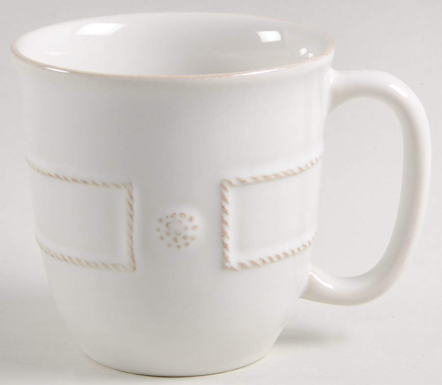 Berry and Thread (French Panel Whitewash) Mug by Juliska Ceramics-1