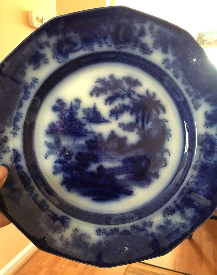 Tonquin Flow Blue Dinner Plate by Joseph Heath-1