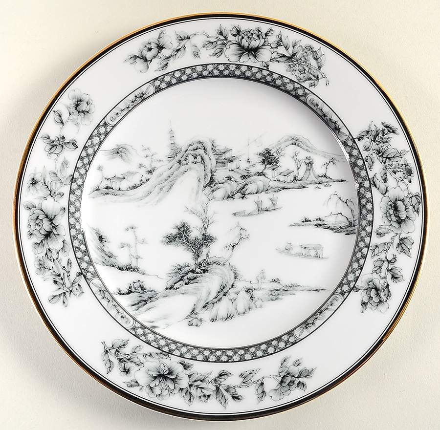 Chinese Mountain View Salad Plate by Museum of Modern Art-1