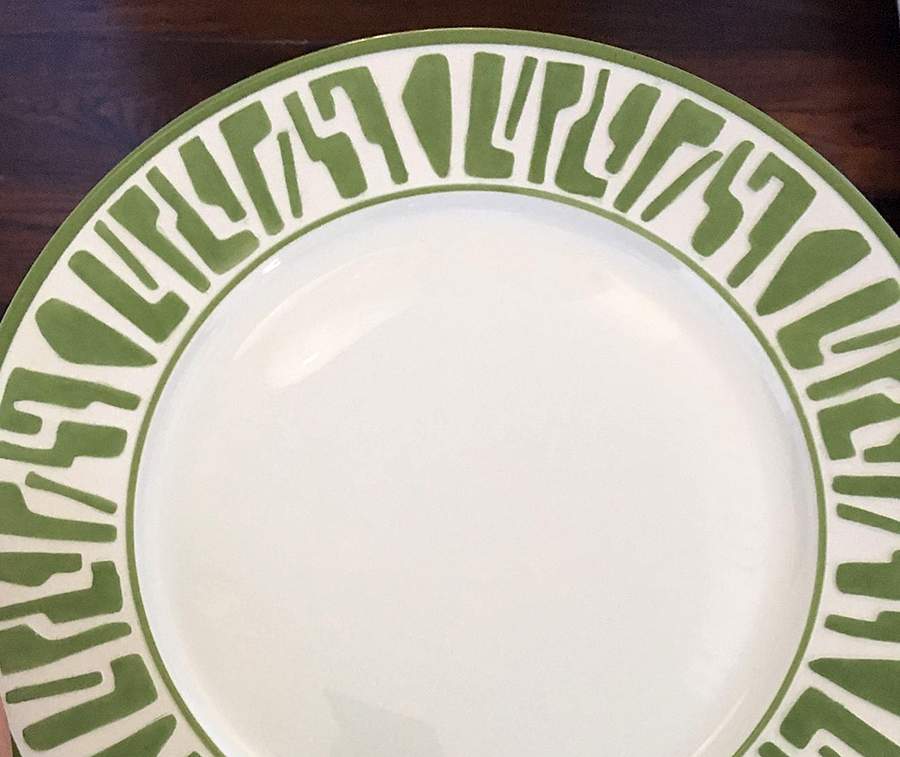 JLU6 Dinner Plate by Jean Luce-1