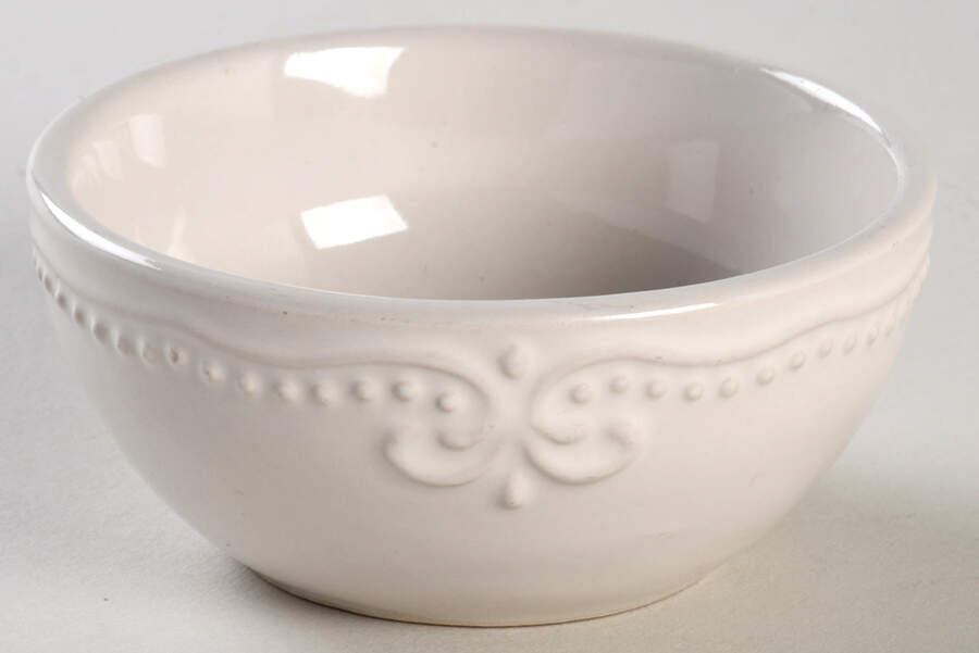 Scroll White Individual Dip Dish by JCPenney-1