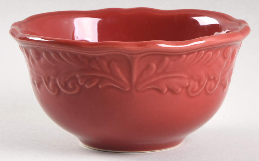 Amberly Cranberry Red Soup/Cereal Bowl by JCPenney-1