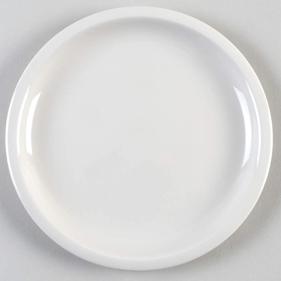 Cantine White (Craie) Salad/Dessert Plate by Jars-France-1