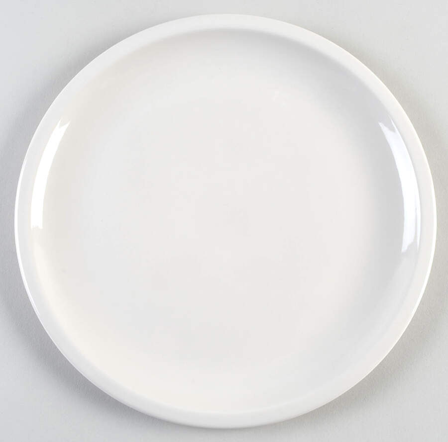 Cantine White (Craie) Large Dinner Plate by Jars-France-1