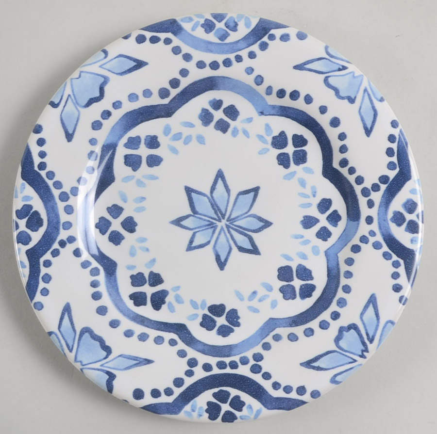 Iberian Journey Indigo Cocktail Plate by Juliska Ceramics-1