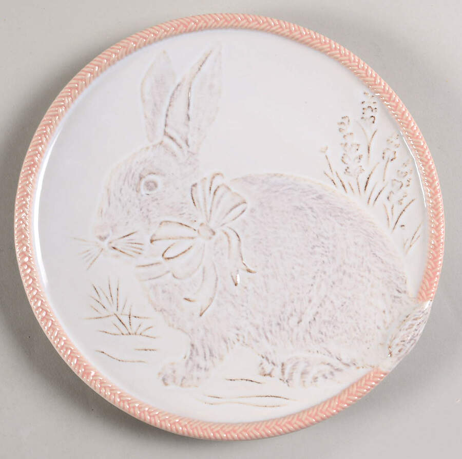 Spring Bunny Party Plate by Juliska Ceramics-1