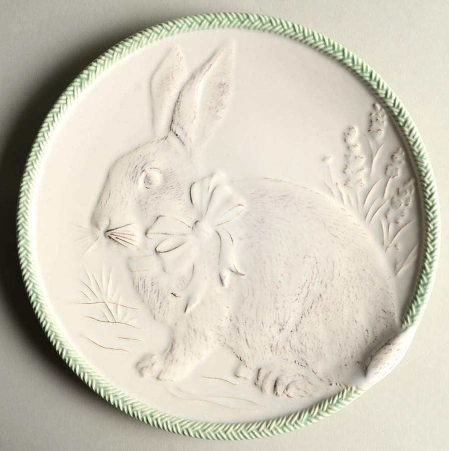 Spring Bunny Party Plate by Juliska Ceramics-1