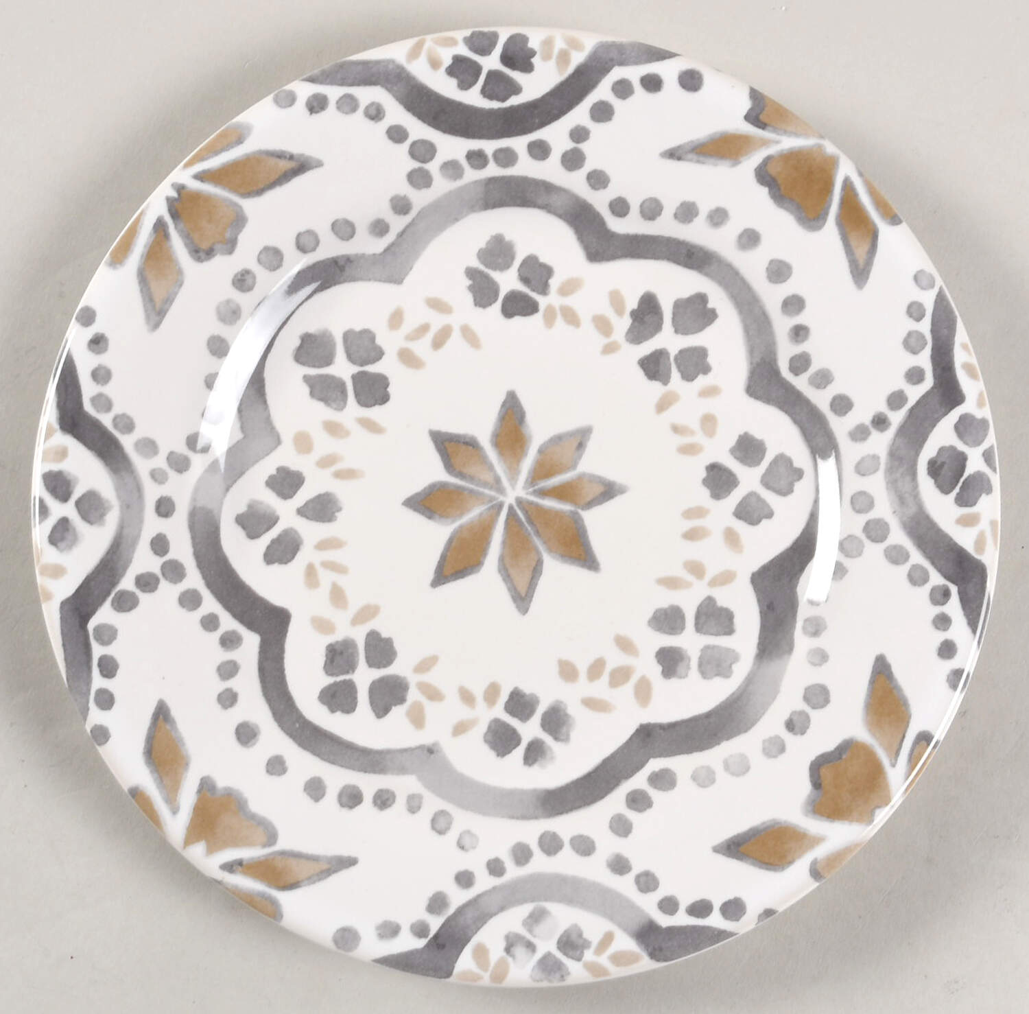 Iberian Journey Sand Cocktail Plate by Juliska Ceramics-1