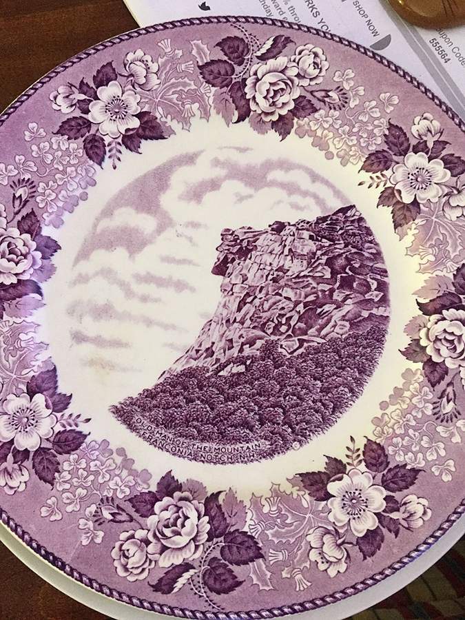Old Man of the Mountains Dinner Plate by Jonroth Studios-1