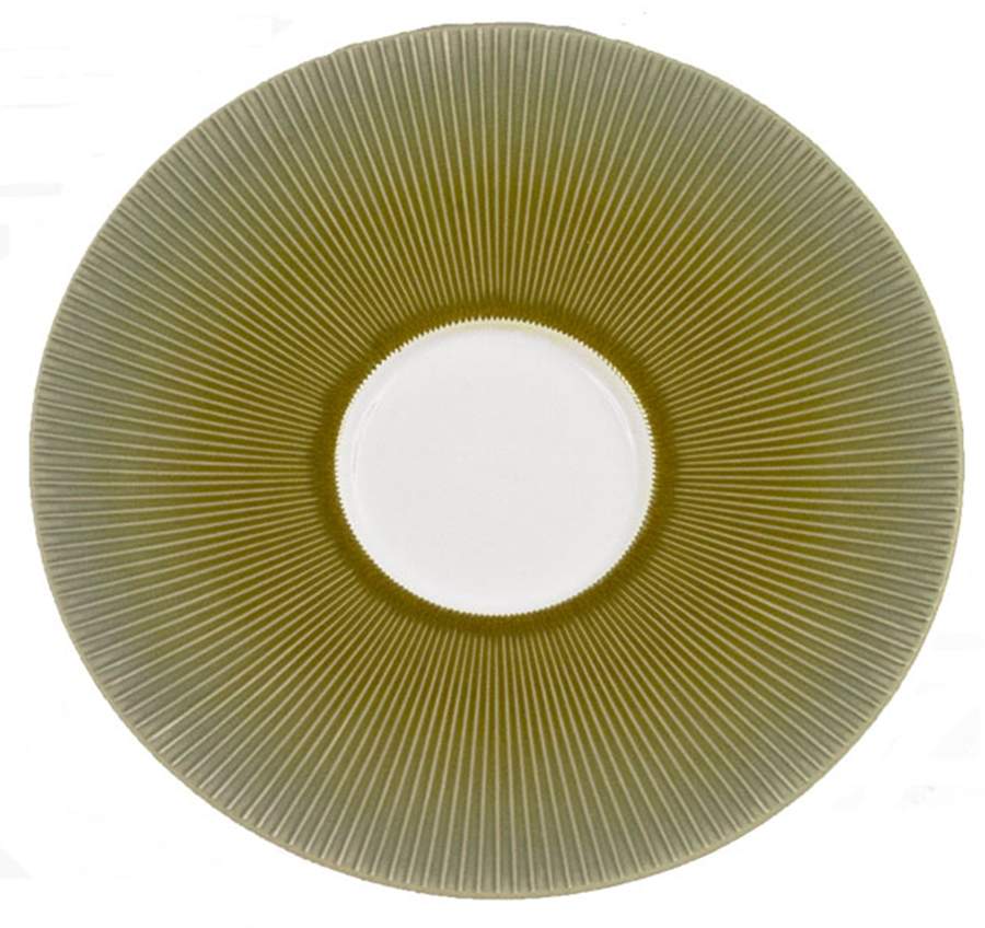 Dune Dinner Plate by Jaune de Chrome-1