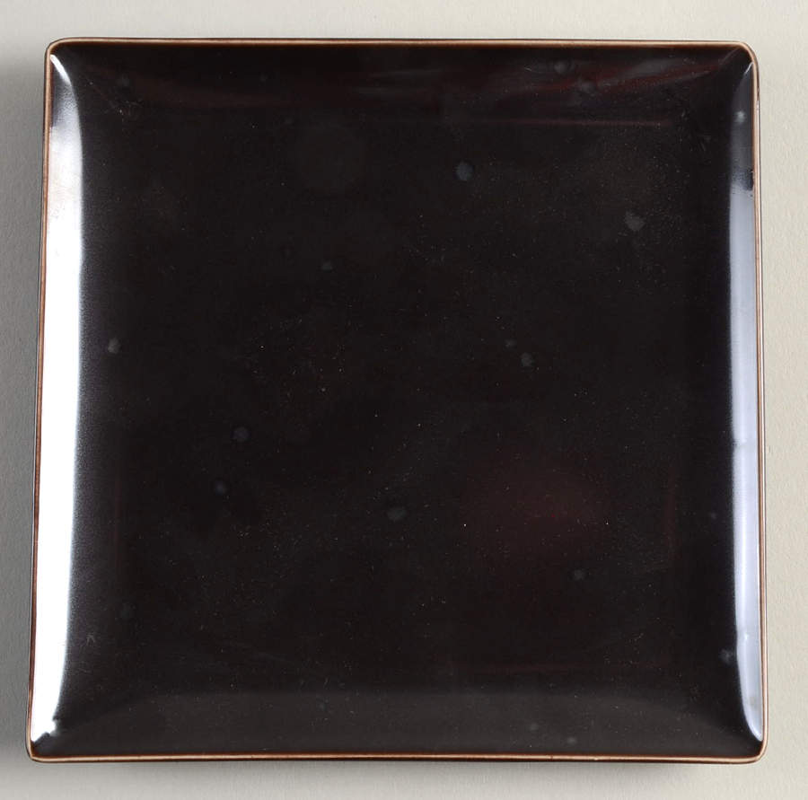 Tiramisu Chocolate 6" Square Plate by Jaune de Chrome-1