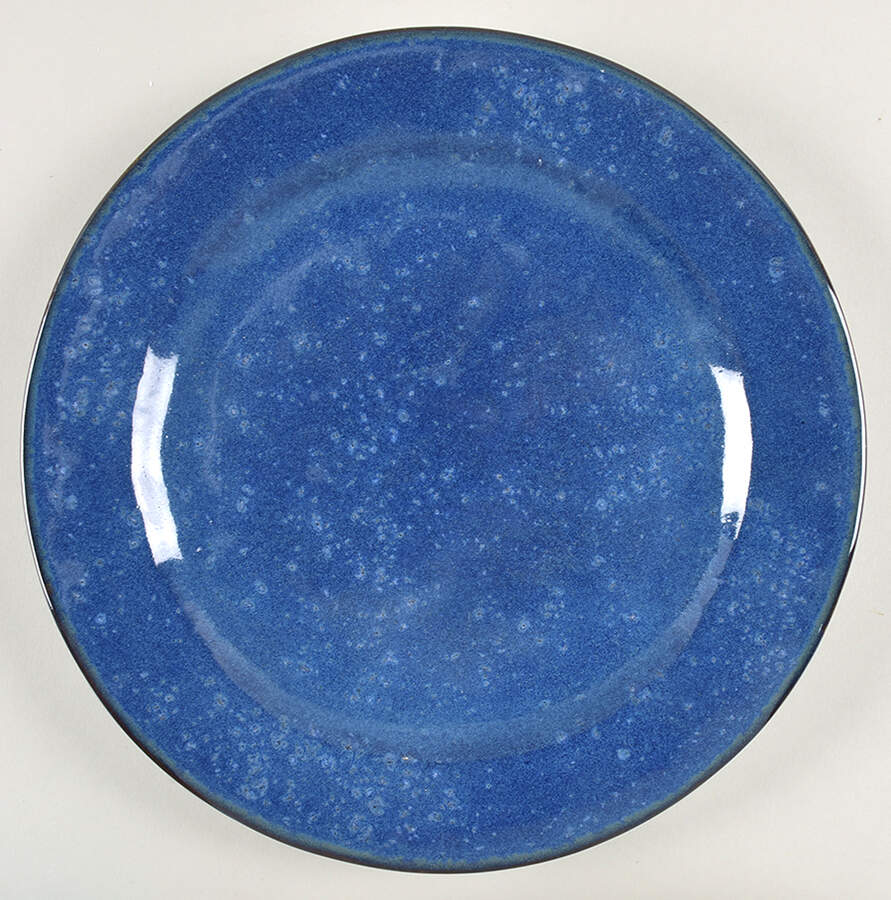 Puro Dappled Cobalt Dinner Plate by Juliska Ceramics-1