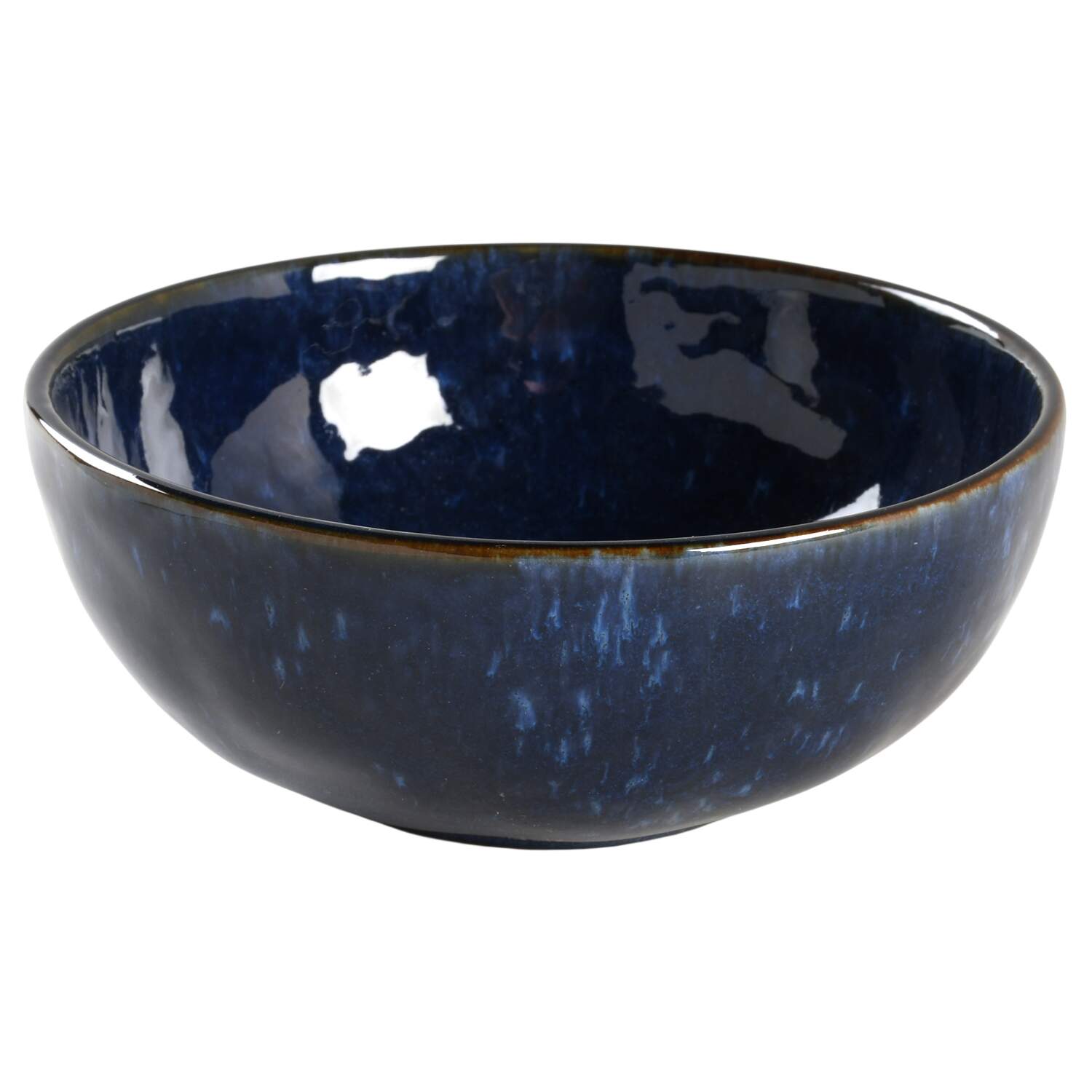 Puro Dappled Cobalt Coupe Cereal Bowl by Juliska Ceramics-1