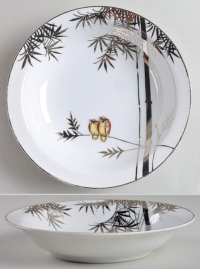 KUT63 Rim Soup Bowl by Kutani-1