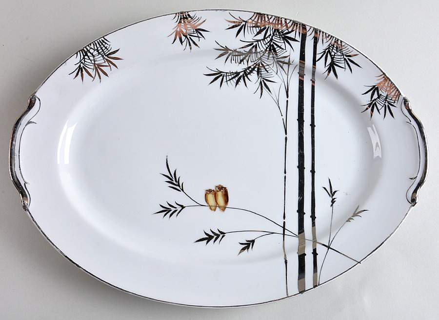 KUT63 15" Oval Serving Platter by Kutani-1