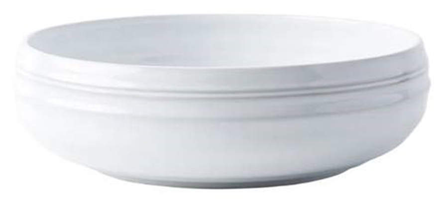 Bilbao White Truffle 12" Round Serving Bowl by Juliska Ceramics-1