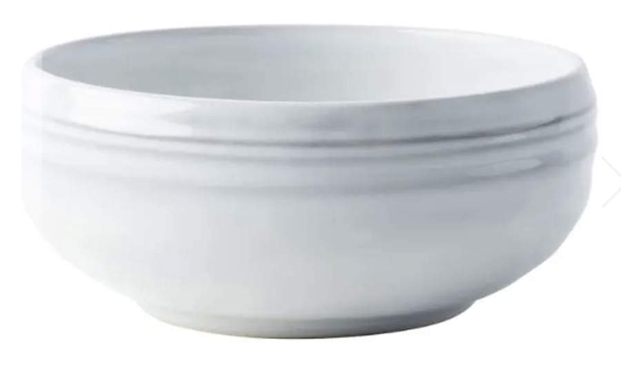 Bilbao White Truffle Fruit/Cereal Bowl by Juliska Ceramics-1