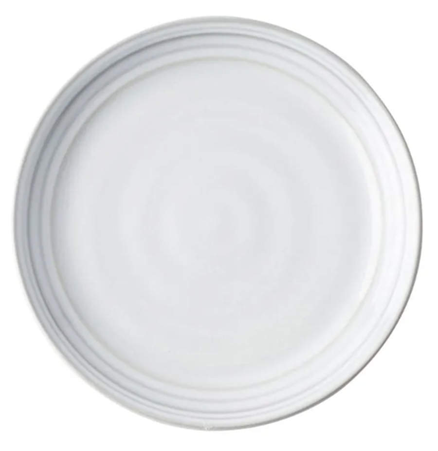 Bilbao White Truffle Cocktail Plate by Juliska Ceramics-1