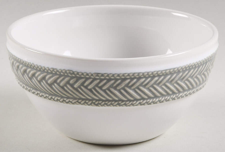 Le Panier Mist (Grey) 6" All Purpose Bowl by Juliska Ceramics-1