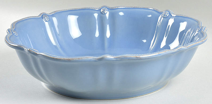 Berry & Thread-Chambray Blue 12" Round Serving Bowl by Juliska Ceramics-1