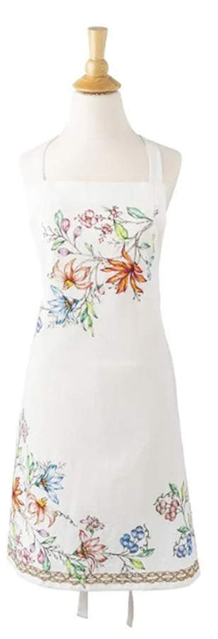 Floretta Cloth Kitchen Apron by Juliska Ceramics-1