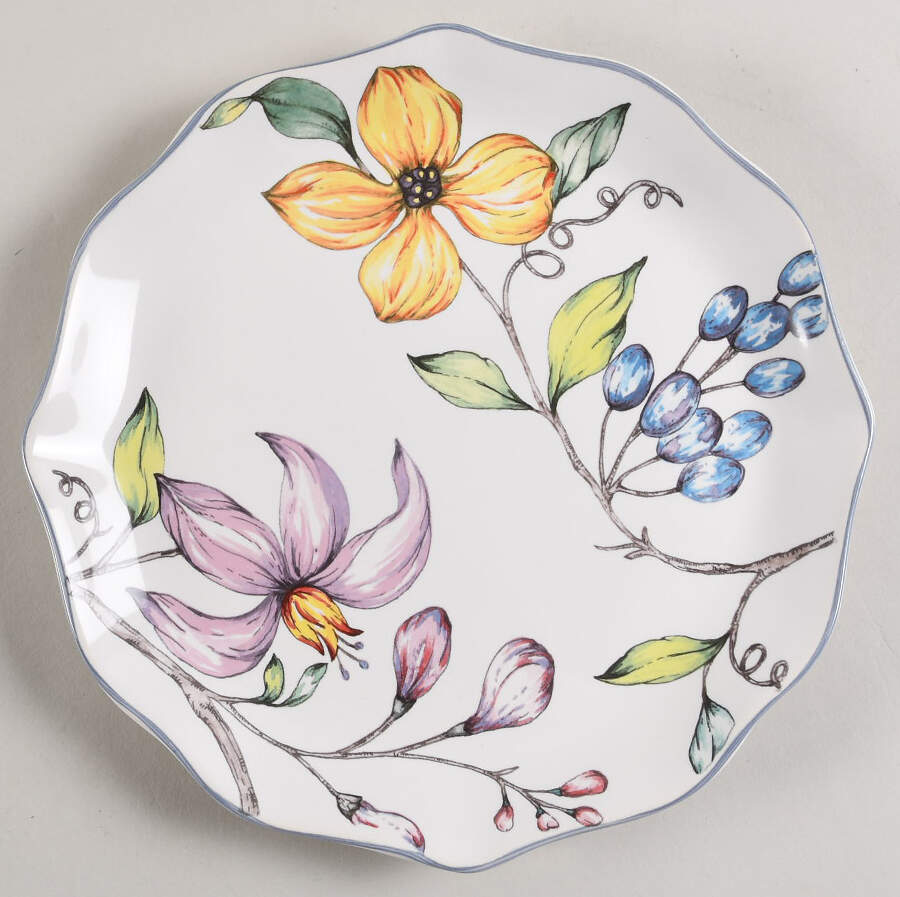 Floretta Salad/Dessert Plate by Juliska Ceramics-1