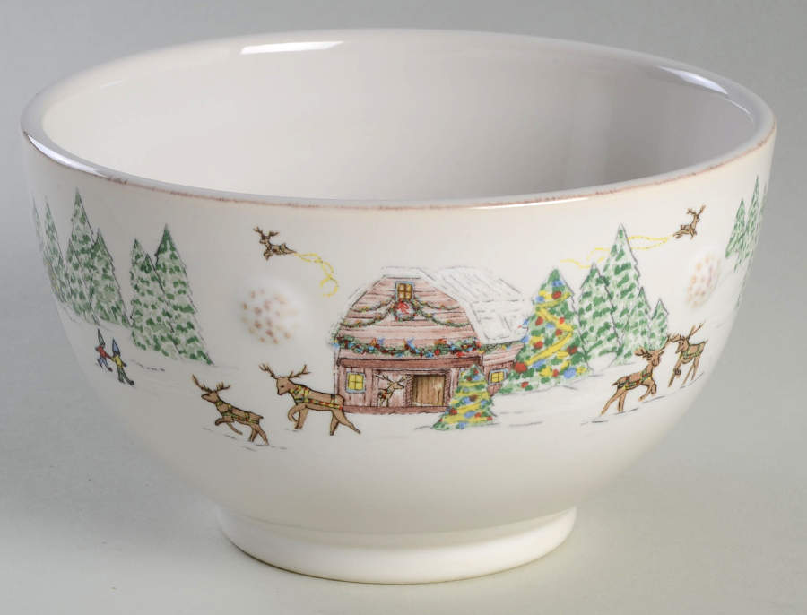 Berry and Thread North Pole Individual Ice Cream Dish by Juliska Ceramics-1