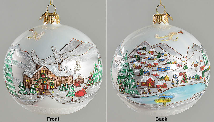 Berry and Thread North Pole Glassware Ornament by Juliska Ceramics-1