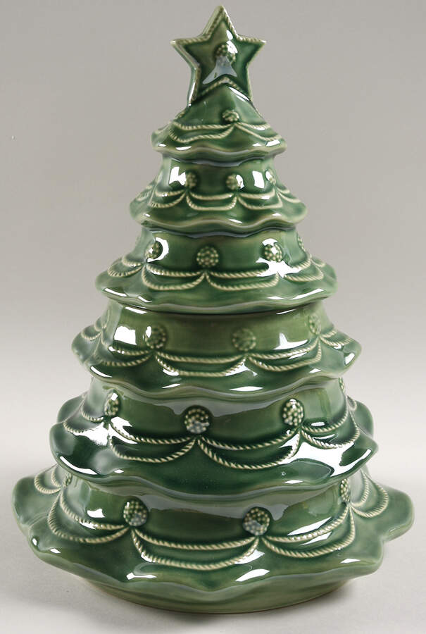 Berry and Thread North Pole Figural Cookie Jar & Lid by Juliska Ceramics-1