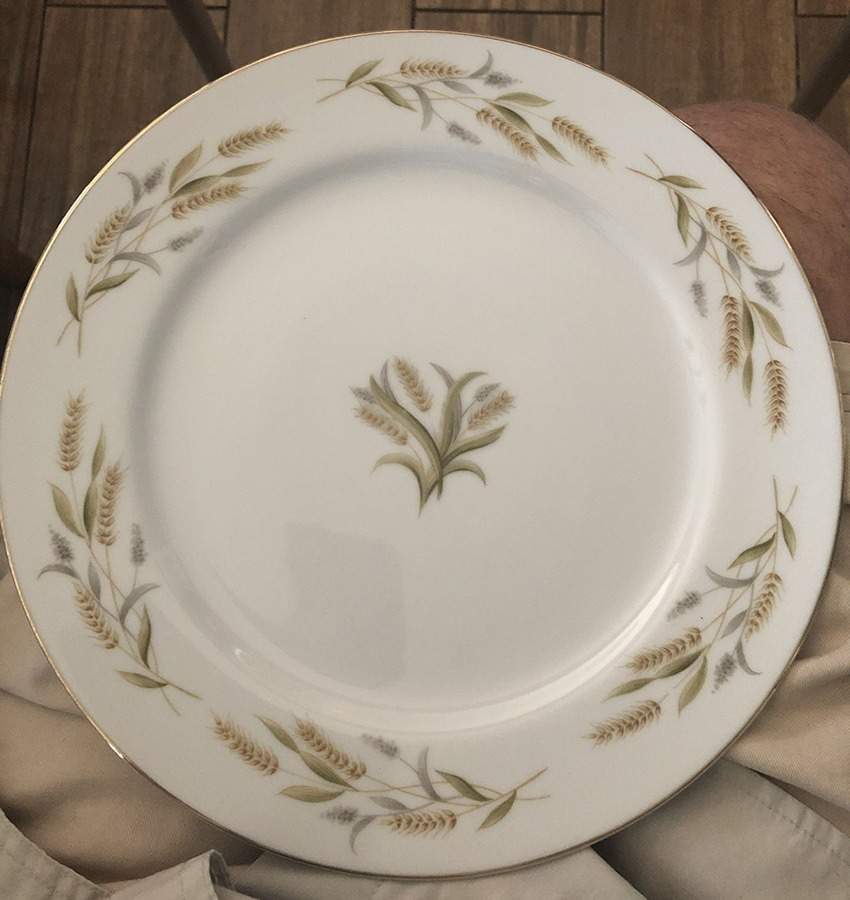 Autumn Wheat 12" Chop Plate (Round Platter) by Japan-1