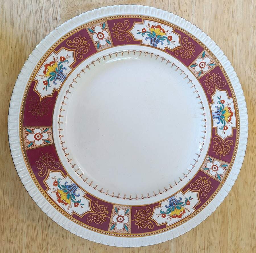 Ascot Dinner Plate by George Jones & Sons-1