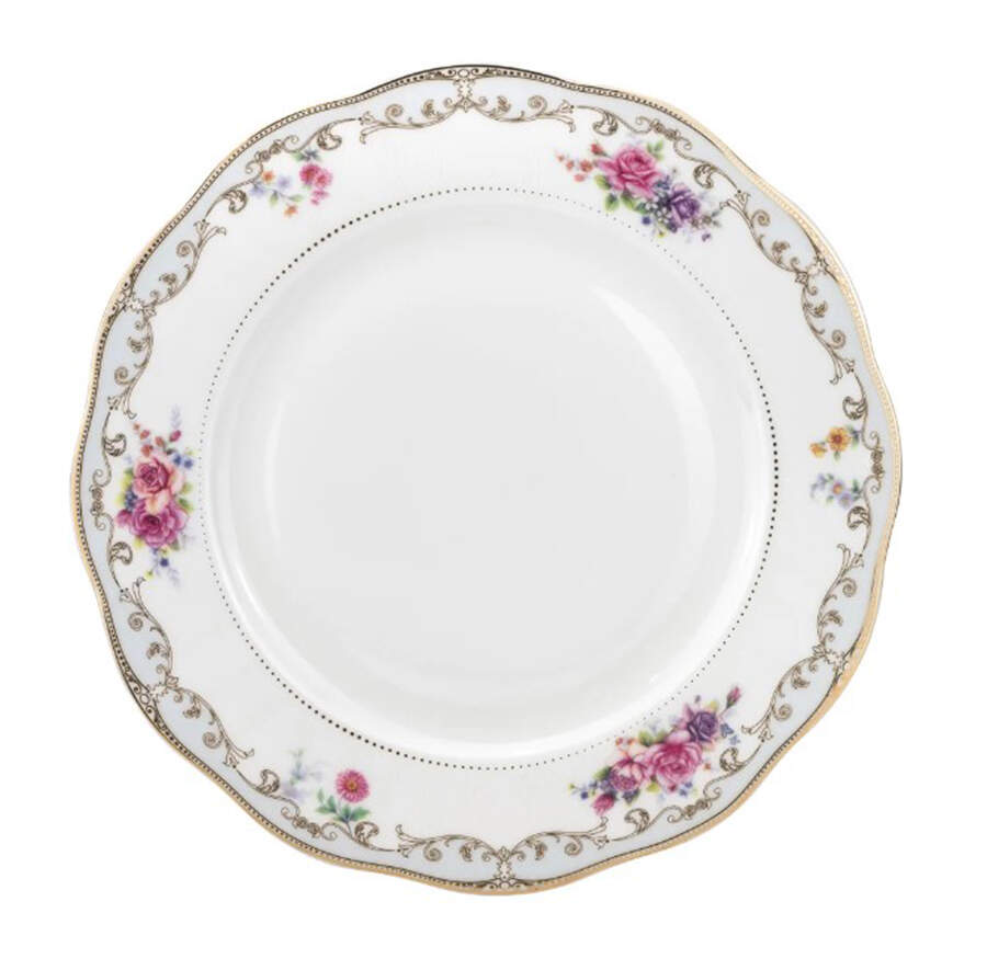 Romantic Bloom Dinner Plate by Joseph Sedgh Tablewr-1