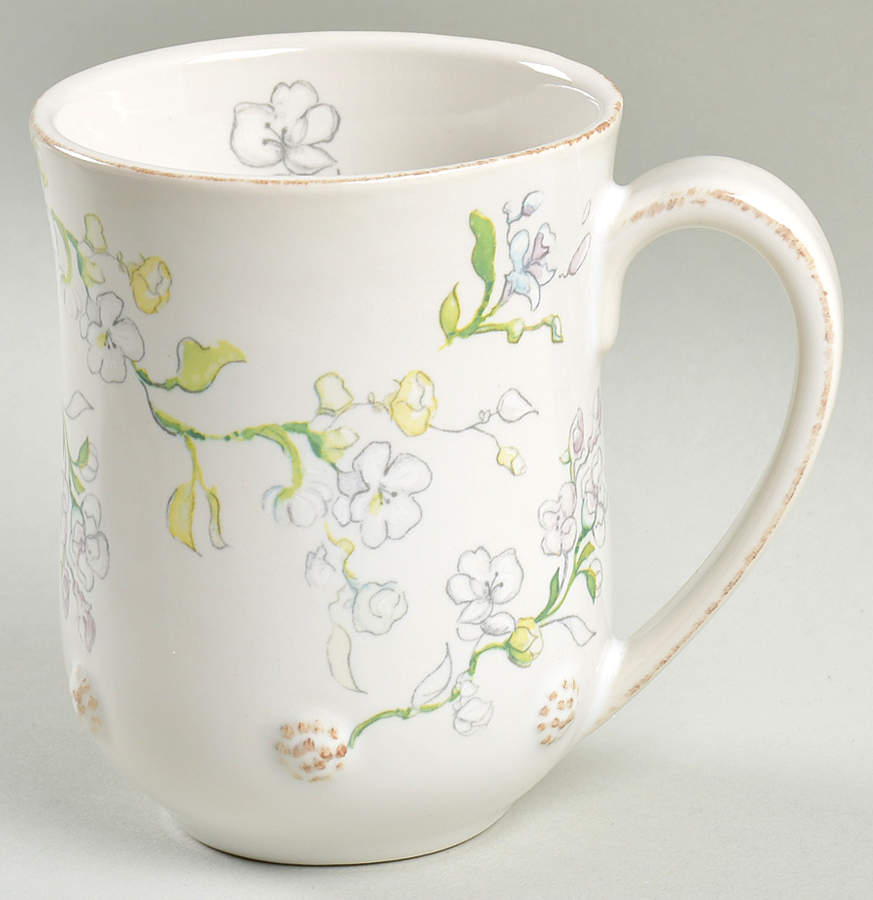 Berry and Thread Floral Sketch Mug by Juliska Ceramics-1
