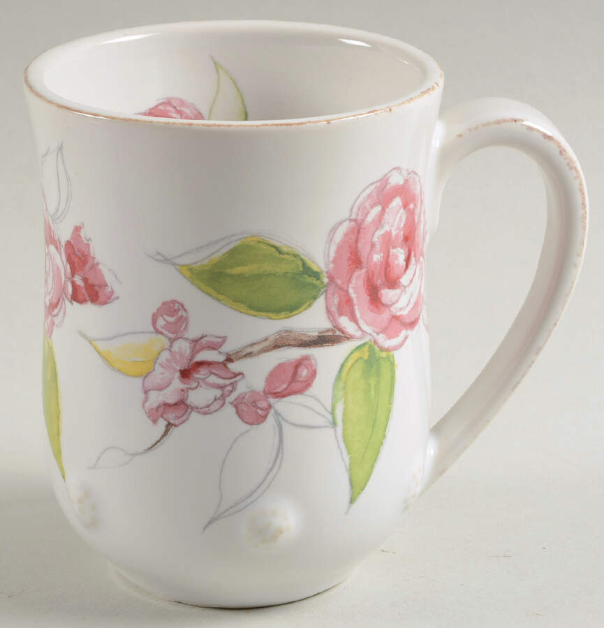 Berry and Thread Floral Sketch Mug by Juliska Ceramics-1